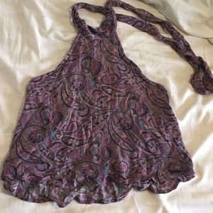 kendall and kylie colorful designed top